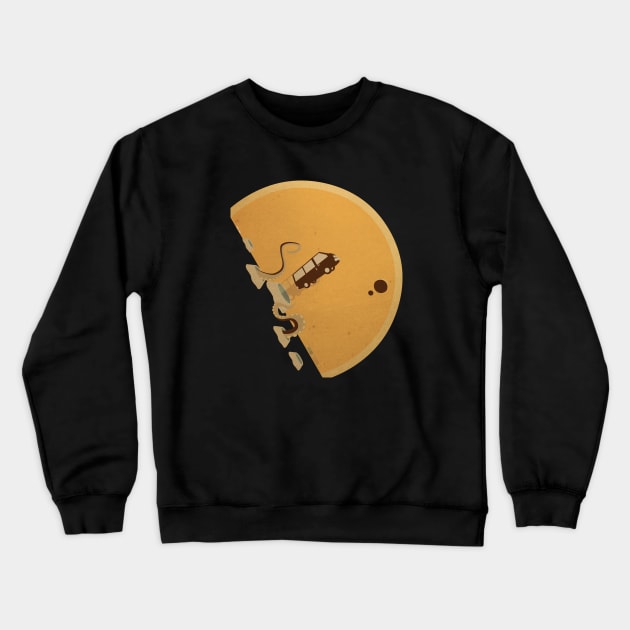 Space Van! Crewneck Sweatshirt by RyanJGillDesigns